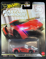Hot Wheels Premium - Fast & Furious - W Motors Lykan Hypersport - Mega Cash Sydney