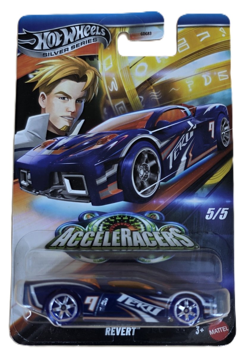 Hot Wheels Silver Series AcceleRacers Set of 5 1:64 - Excellent Condition - Mega Cash Sydney