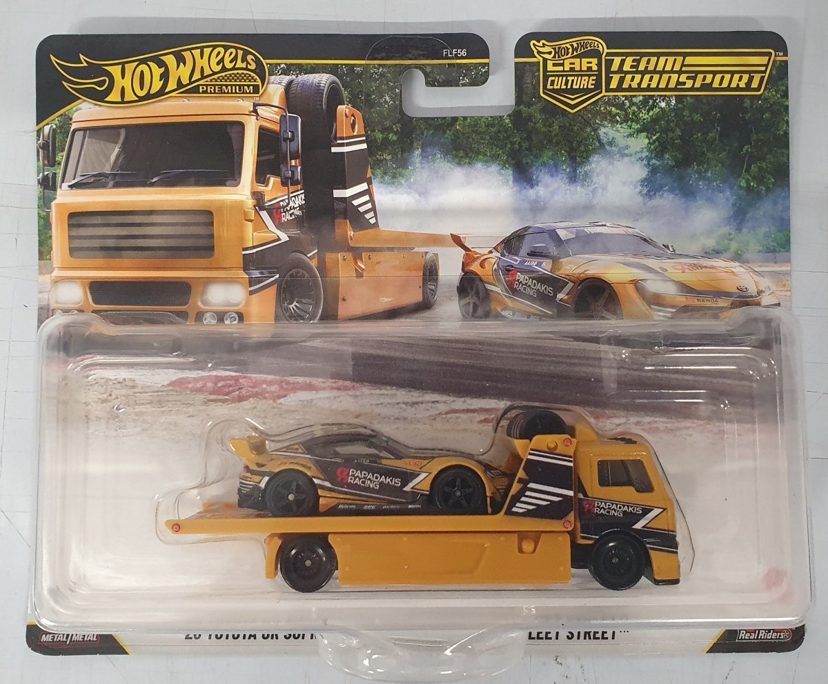 HOT WHEELS Team Transport 86 - ‘20 Toyota GR Supra & Fleet Street - Mega Cash Sydney