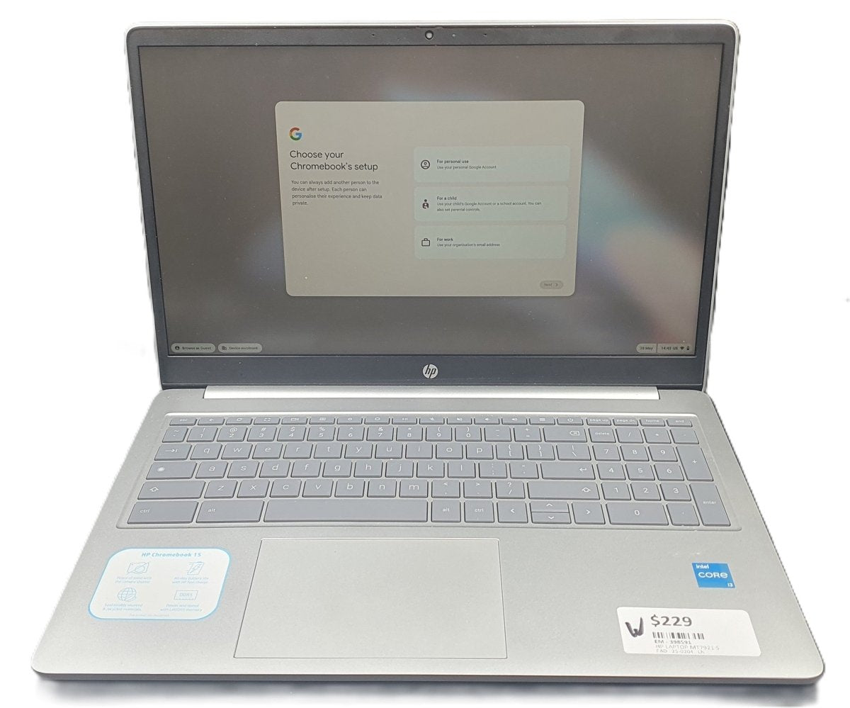 HP Chromebook 15.6 inch 15a - nb0005TU - i3 - N305 - Mega Cash Sydney
