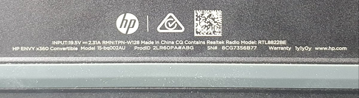 HP Envy - 15 - bq002AU - AMD A9 - 9420 @ 3GHz - 8GB/256GB + 1TB - Win 10 Home - 15" - Mega Cash Sydney