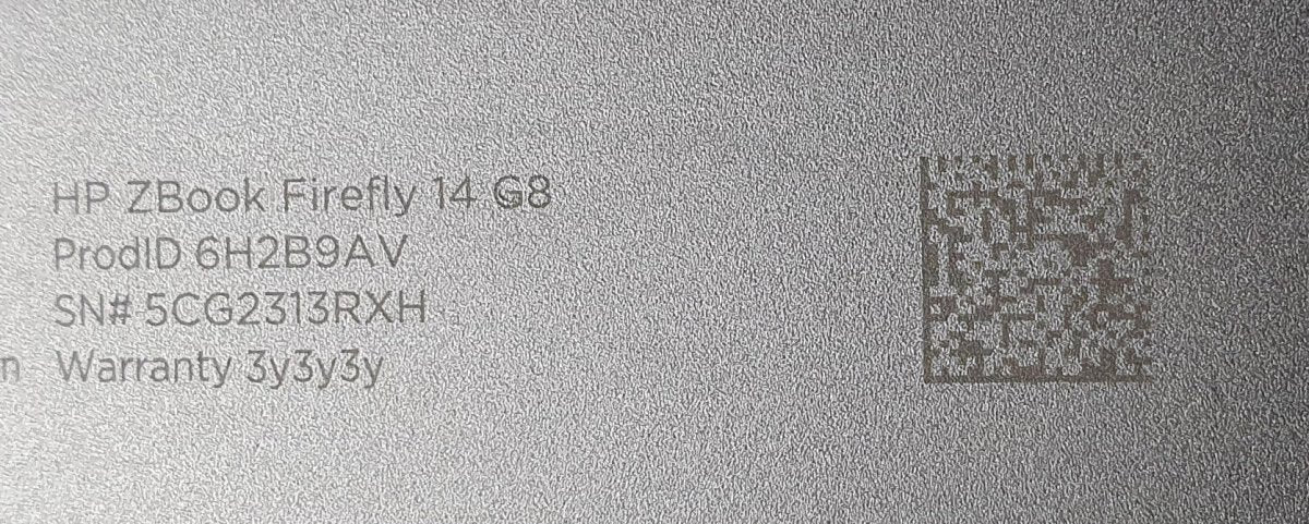 HP - ZBook Firefly 14 G8 - Intel i7-1165G7 @ 2.8GHz - 8/512GB - Win 11 - Mega Cash Sydney