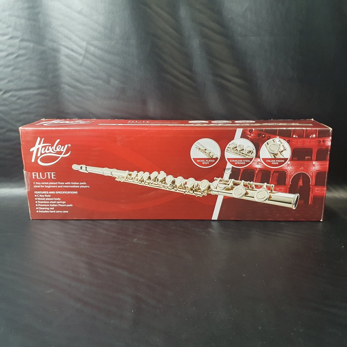 Huxley Flute C Key Nickel Plated with Italian Pads - Mega Cash Sydney