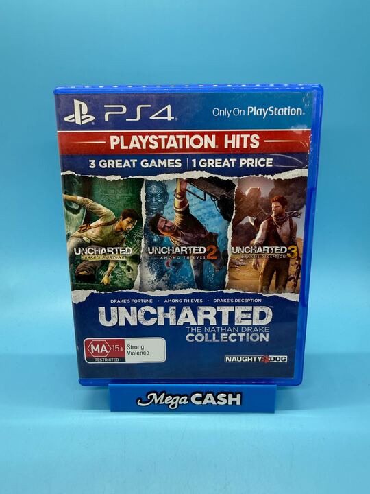UNCHARTED THE NATHAN DRAKE COLLECTION - PS4 GAME