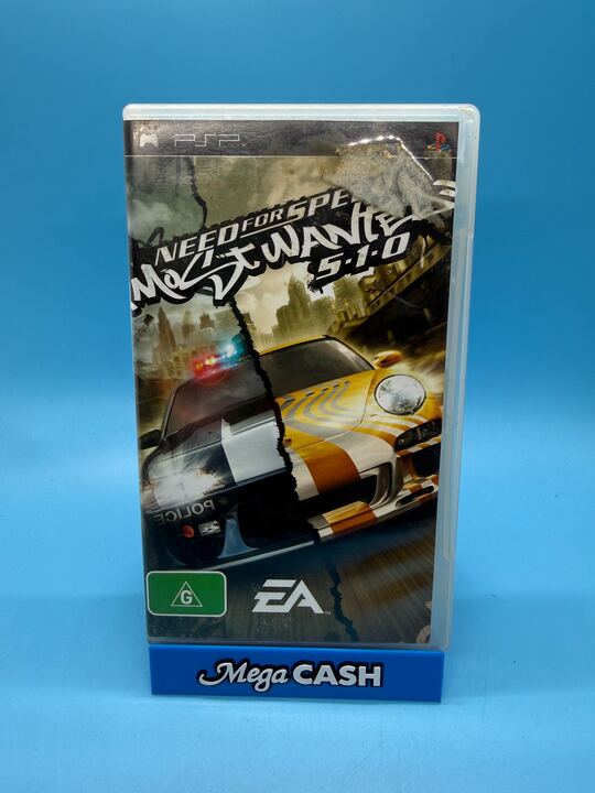 NEED FOR SPEED MOST WANTED 5-1-0 - PSP GAME -