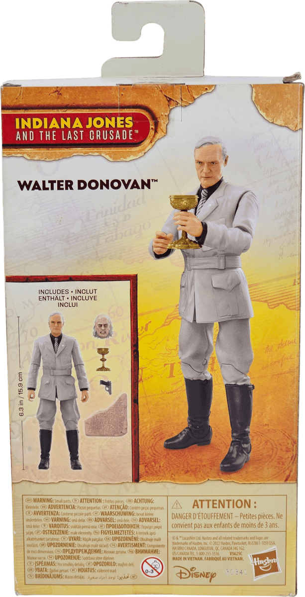 Indiana Jones Adventure Series Walter Donovan Figurine - SEALED! - Mega Cash Sydney