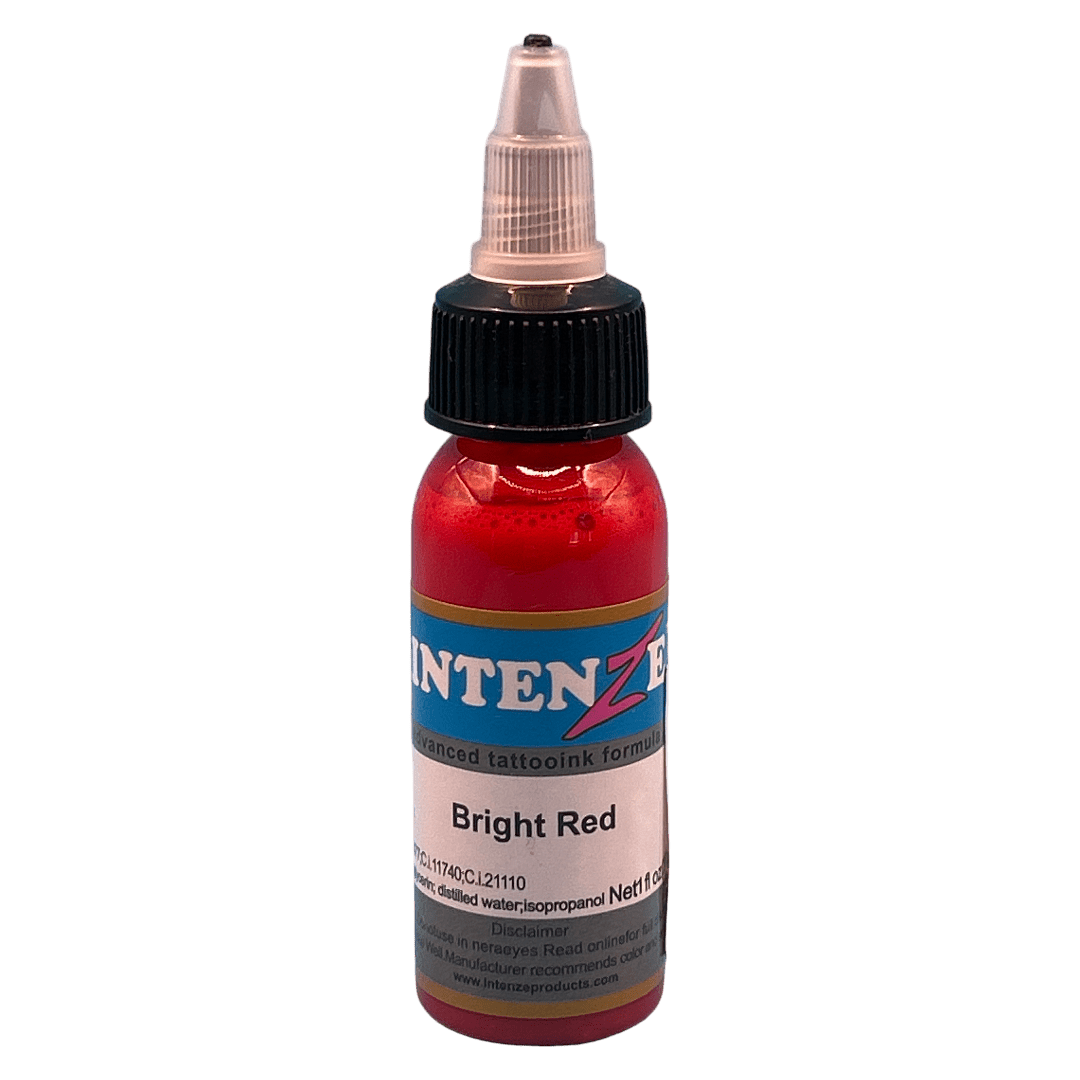 Intenze Bright Red 1oz (29.6ml) Tattoo Ink - Mega Cash Sydney