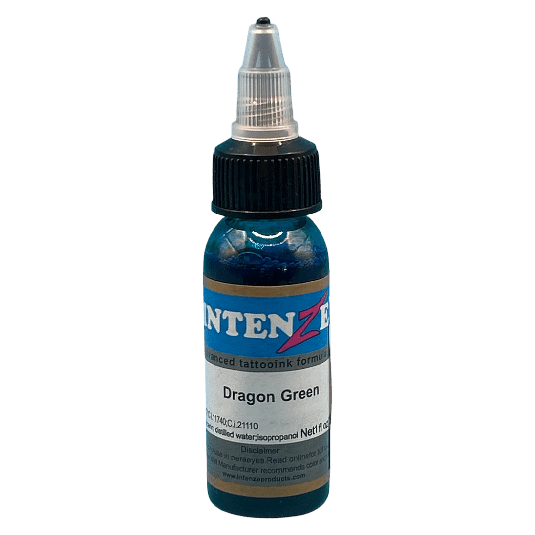Intenze Dragon Green 1oz (29.6ml) Tattoo Ink - Mega Cash Sydney