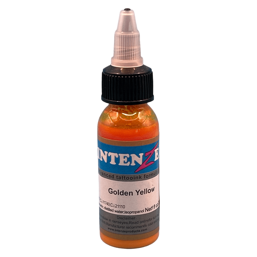 Intenze Golden Yellow Tattoo Ink 1oz (29.6ml) - Mega Cash Sydney