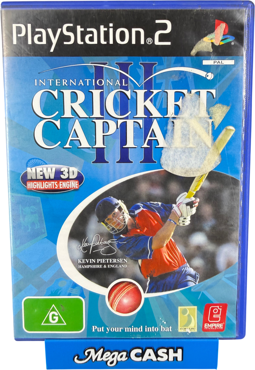 International Cricket Captain III - PlayStation 2/PS2 Game - Mega Cash Sydney