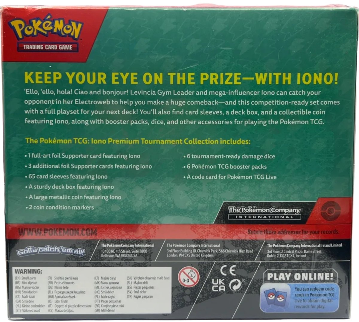 Iono Premium Tournament Collection Sealed Display - Mega Cash Sydney