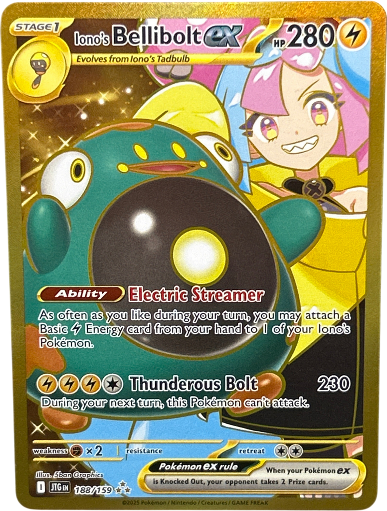 Iono's Bellibolt EX 188/159 - Pokemon TCG