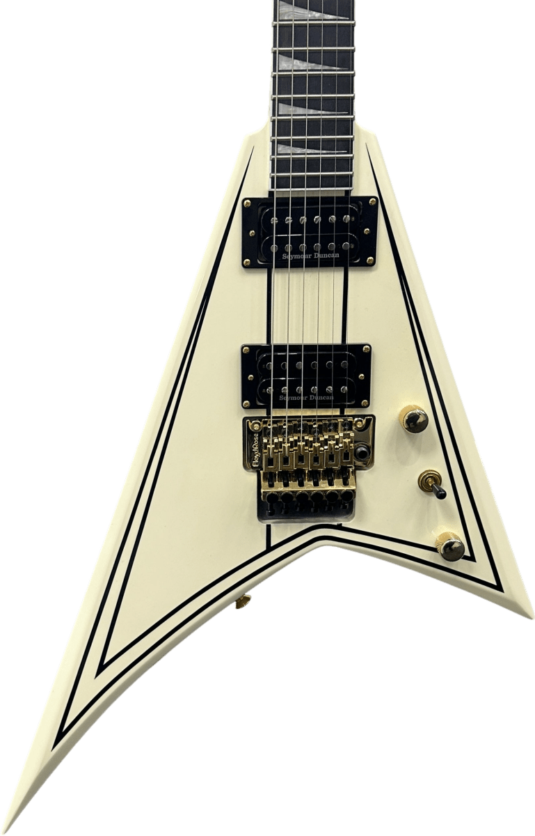Jackson - Pro Series RR3 Rhoads - Ivory with Black Pinstripes - Mega Cash Sydney