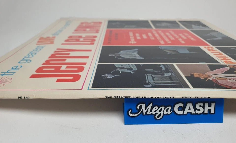 JERRY LEE LEWIS - "The Greatest Live Show On Earth" - Record - Vinyl - PD - 160 - Mega Cash Sydney