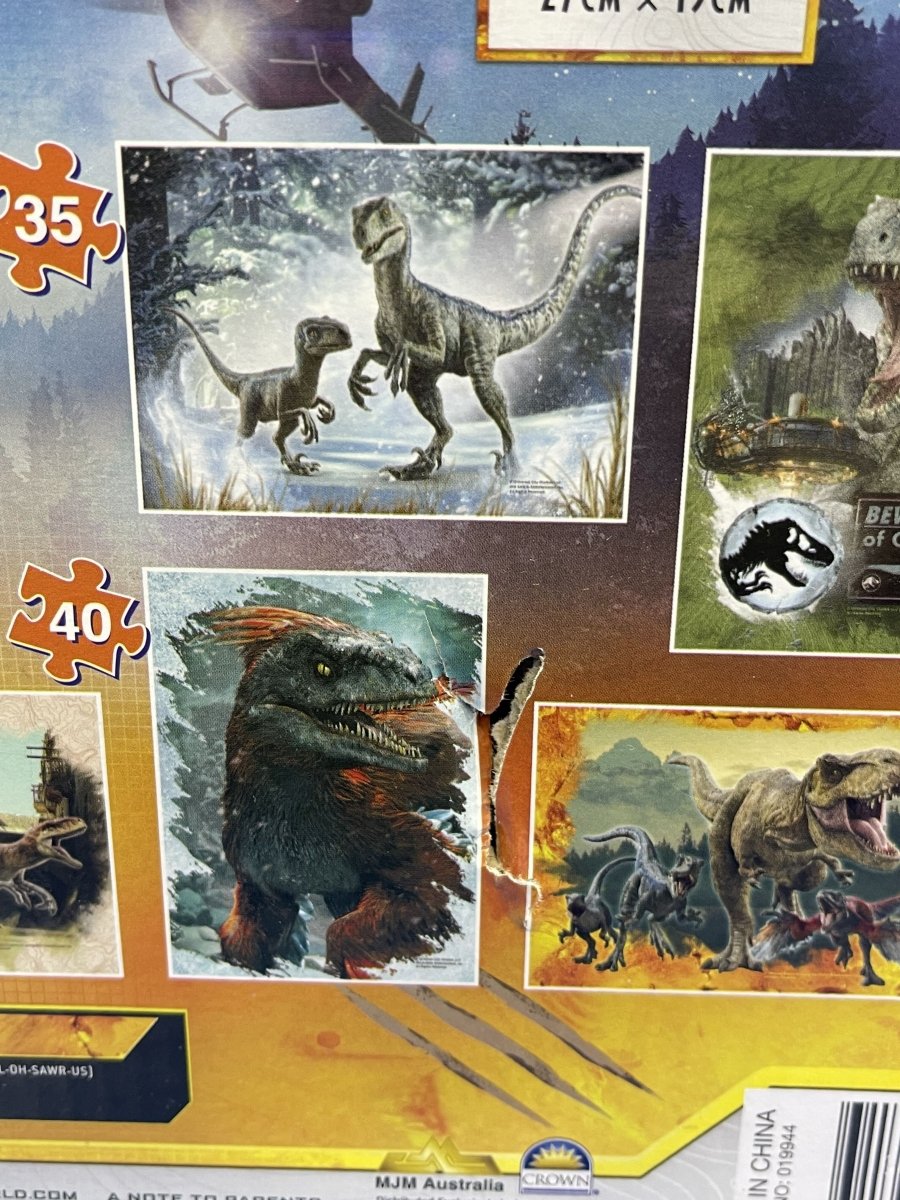 Jurassic Park - Dominion - 6 Puzzle Pack - Mega Cash Sydney