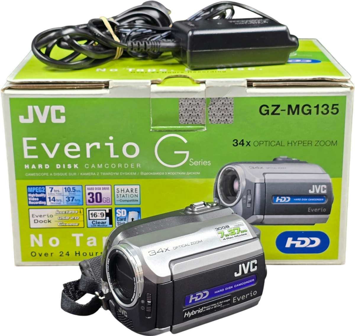 JVC - Everio G Series Hard Disk Camcorder - GZ-MG135 - Mega Cash Sydney