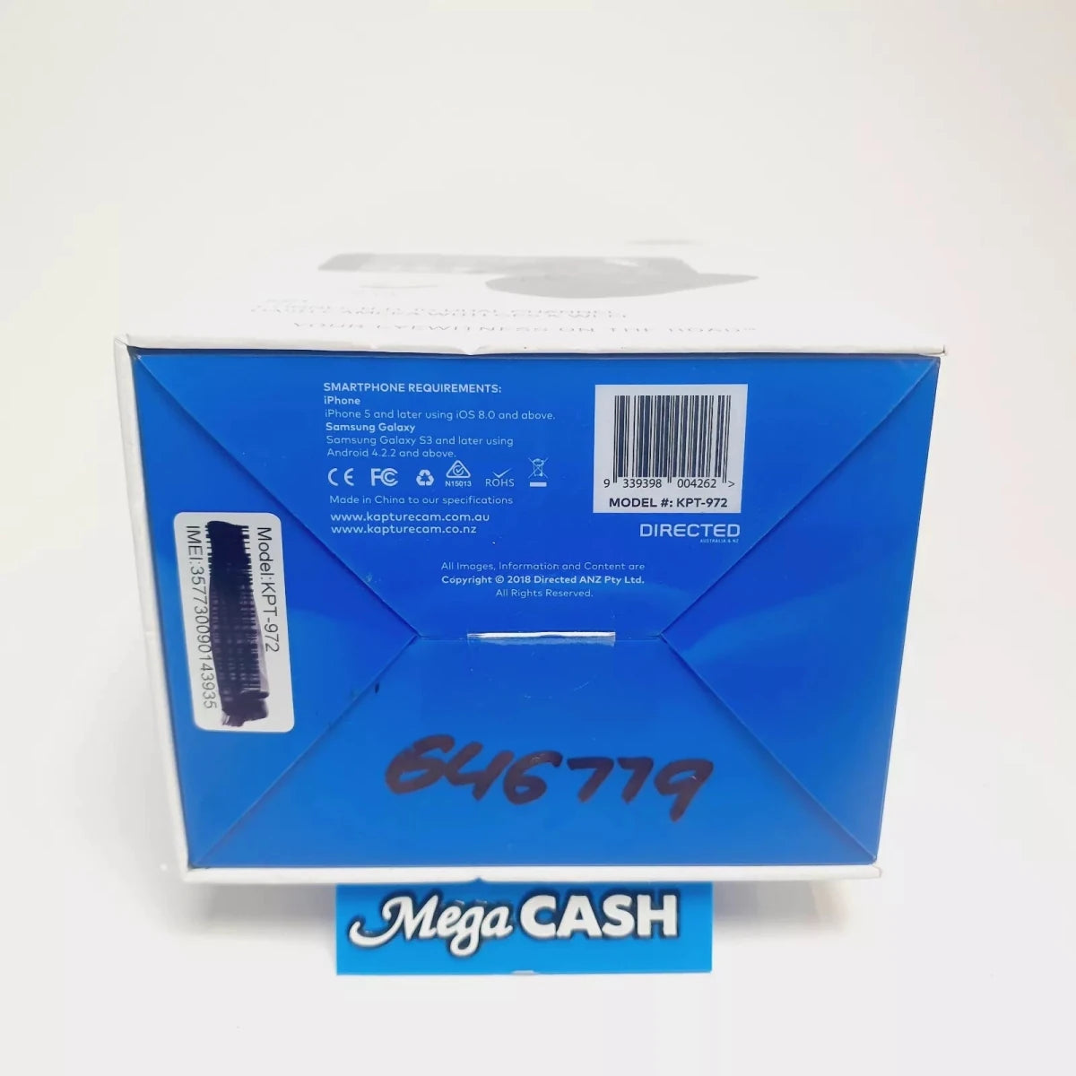 Kapture - KPT - 972 - FHD 1080p 3G Dashcam With GPS and Wifi - Mega Cash Sydney