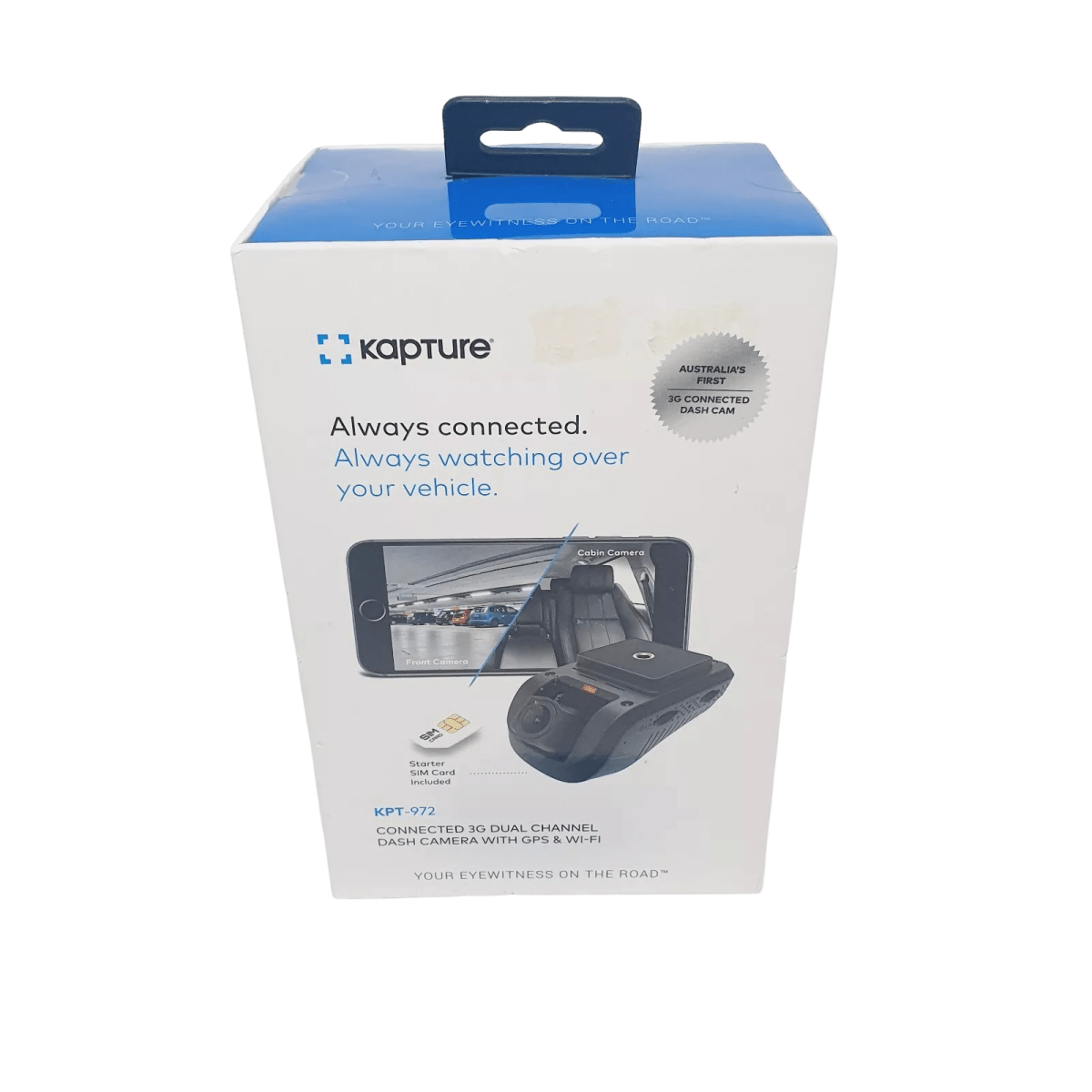 Kapture - KPT - 972 - FHD 1080p 3G Dashcam With GPS and Wifi - Mega Cash Sydney