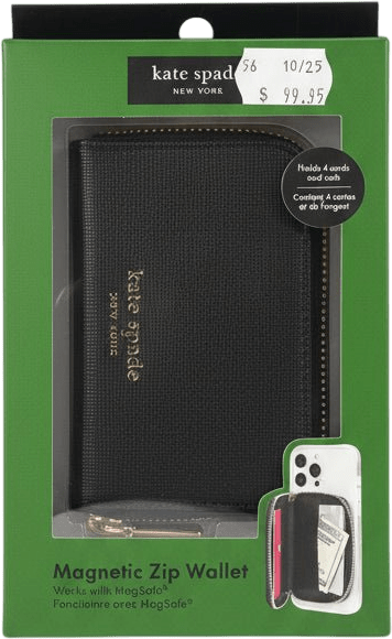 KATE SPADE WALLET MAGNETIC ZIP WALLET - Mega Cash Sydney