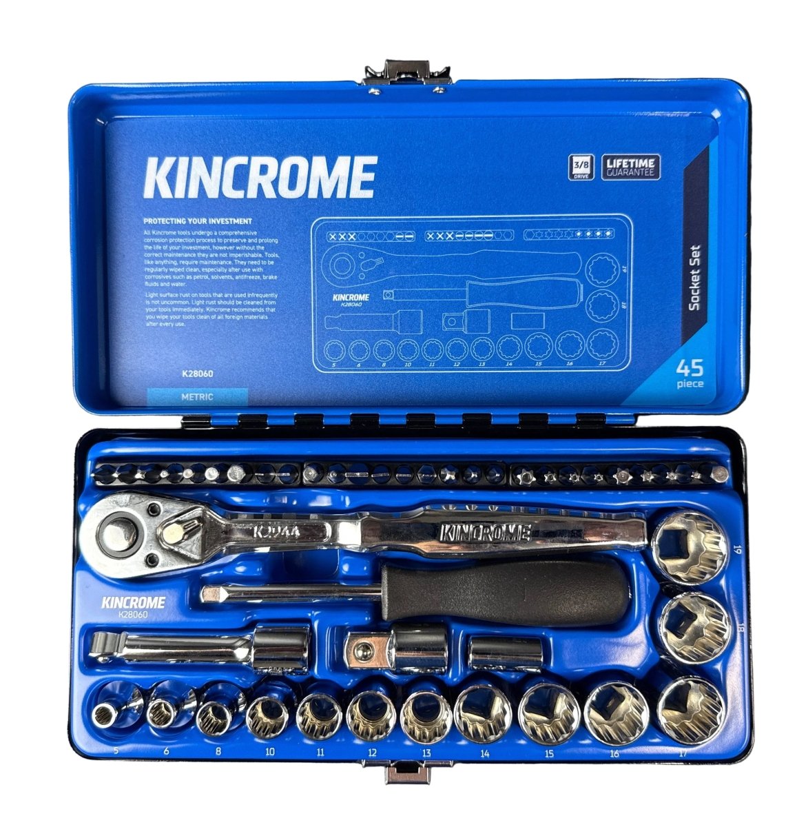 Kincrome - 45 Piece 3/8” Drive Metric Socket Set - Mega Cash Sydney