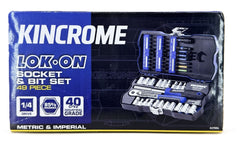 Kincrome LOK.ON Socket & Bit Set - K27004 - Mega Cash Sydney