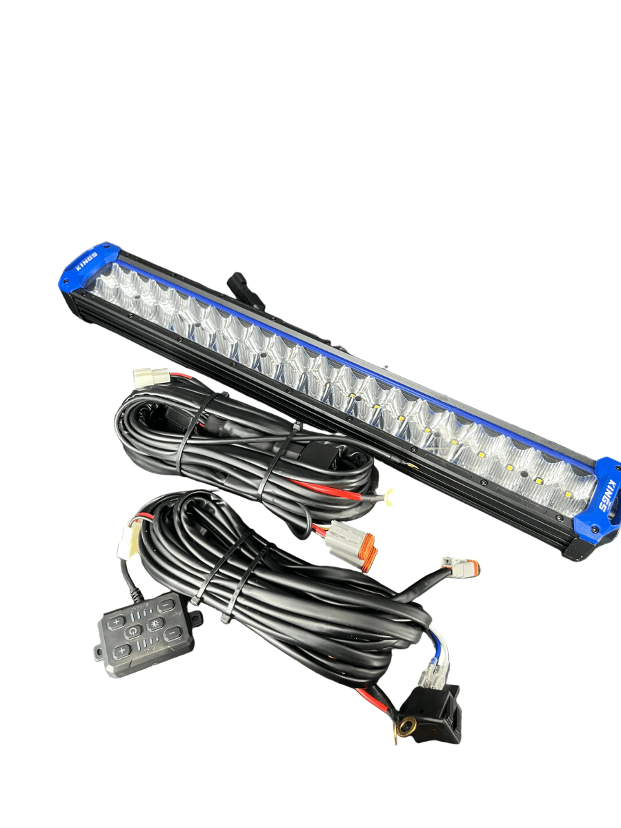 Kings 20” Double Row Light Bar + Plug N Play Wiring Harness - Mega Cash Sydney