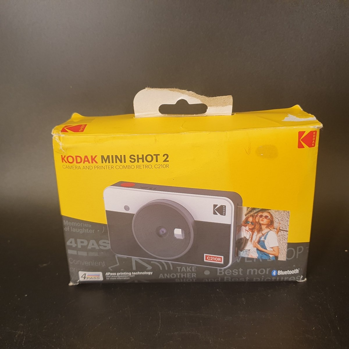 Kodak Instant Camera Mini Shot 2 Retro - White - Mega Cash Sydney