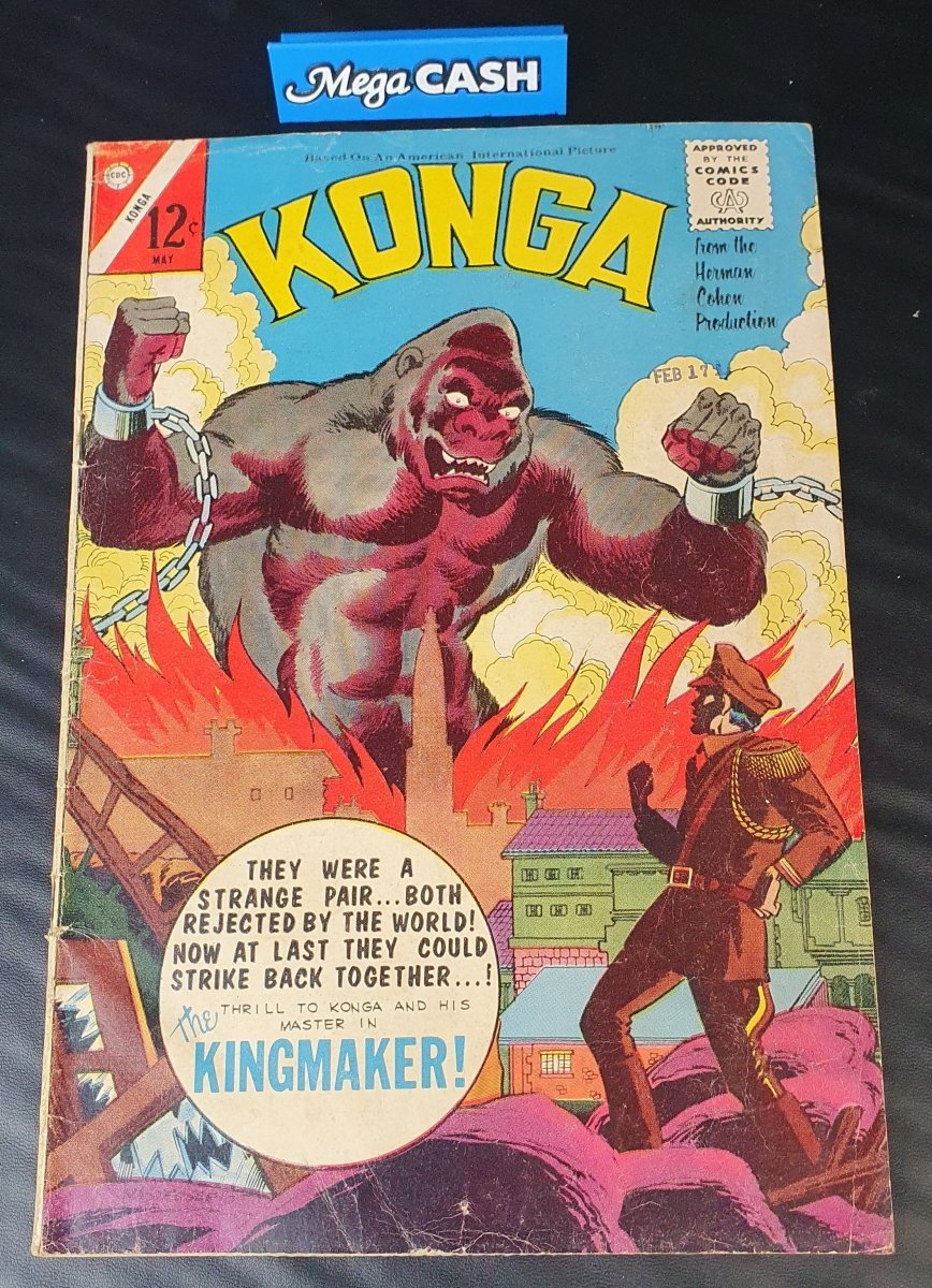 KONGA - Volume 1 No22 1965 - Carlton Comics - Mega Cash Sydney