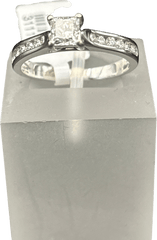 Ladies 14ct Gold 0.5ct Diamond Ring Size N / 7 US - Mega Cash Sydney