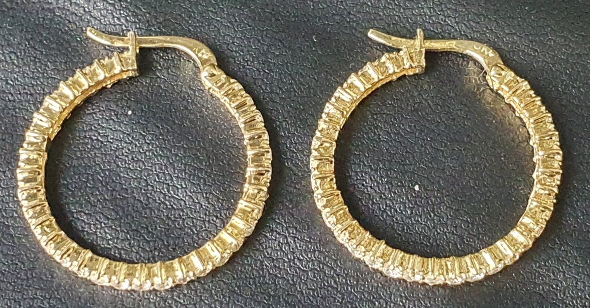 LADIES - 18CT - Cubic Zirconia - EARRINGS - Mega Cash Sydney