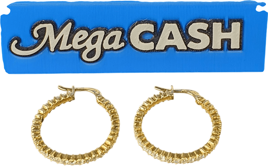 LADIES - 18CT - Cubic Zirconia - EARRINGS - Mega Cash Sydney
