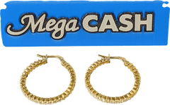 LADIES - 18CT - Cubic Zirconia - EARRINGS - Mega Cash Sydney