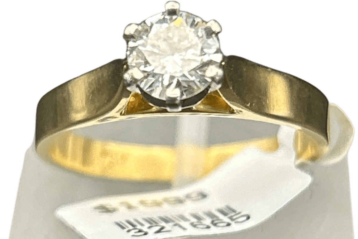 Ladies 18ct Gold 0.61ct Diamond Ring Size Q / 8.5 US - Mega Cash Sydney