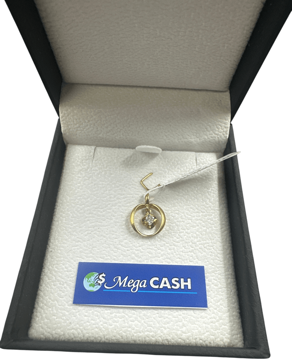 LADIES 18CT GOLD/DIAMOND PENDANT - Mega Cash Sydney