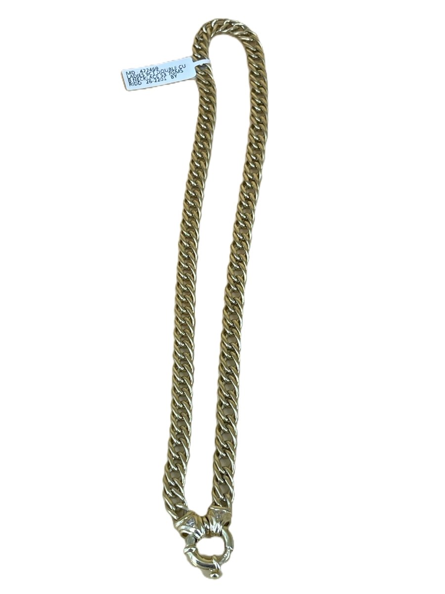 Ladies 9ct Diamond Double Curbed Necklace - Mega Cash Sydney