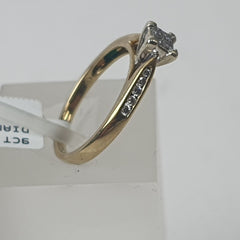 Ladies 9ct Diamond Ring 1.9gms - Size L / 6 US - Mega Cash Sydney