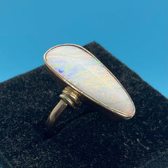 Ladies 9ct With Opal stone Solid Gold Ring Size 6/ M/ 13 - 53 - Mega Cash Sydney