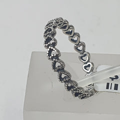 Ladies Pandora Silver Ring - Size N / 7 US - Mega Cash Sydney