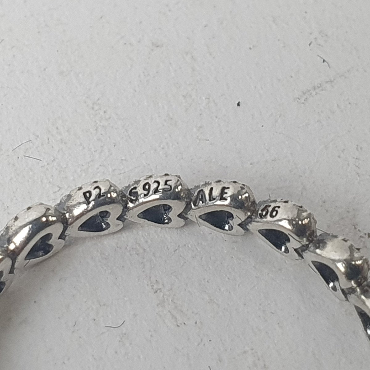 Ladies Pandora Silver Ring - Size N / 7 US - Mega Cash Sydney