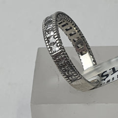 Ladies Silver CZ Ring 2.4GMS - Size N / 7 US - Mega Cash Sydney
