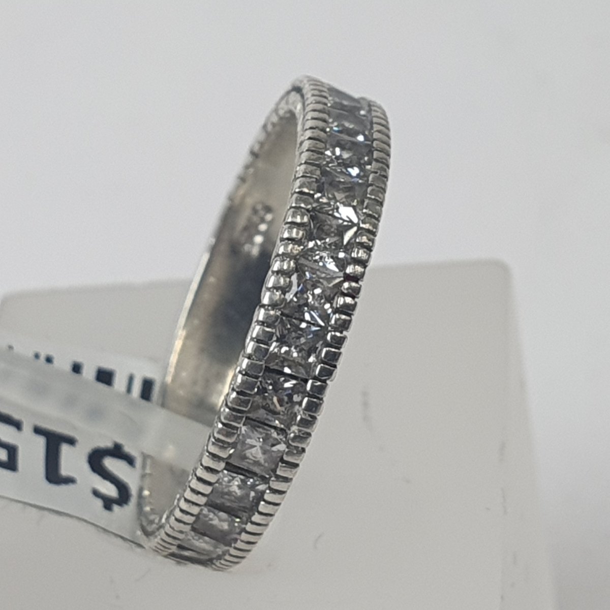 Ladies Silver CZ Ring 2.4GMS - Size N / 7 US - Mega Cash Sydney