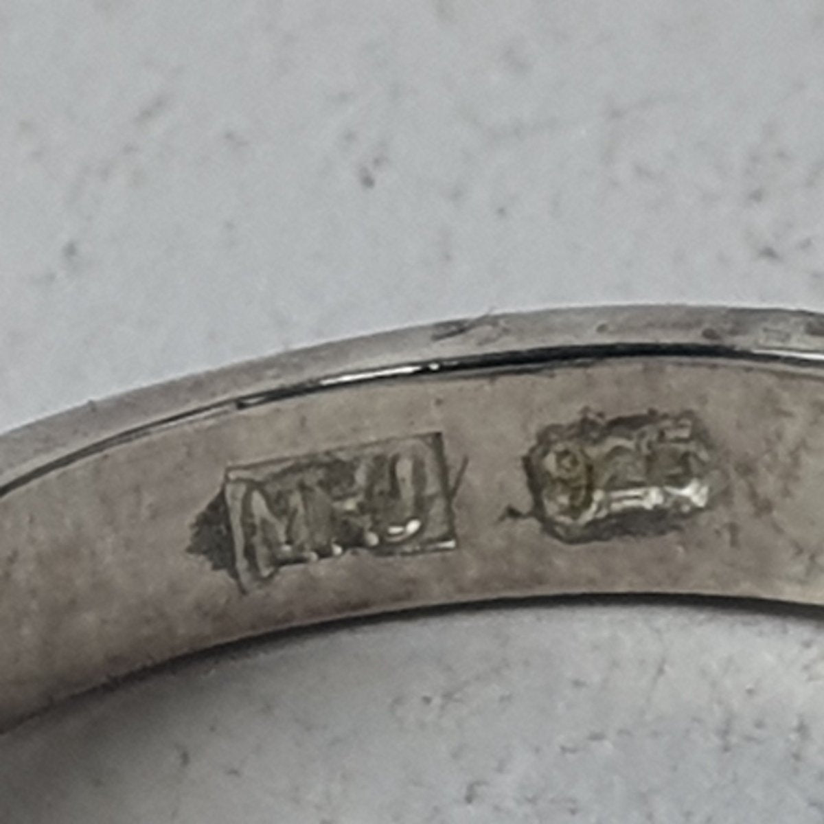 Ladies Silver Diamond Ring 2.7GMS - Size N / 7 US - Mega Cash Sydney