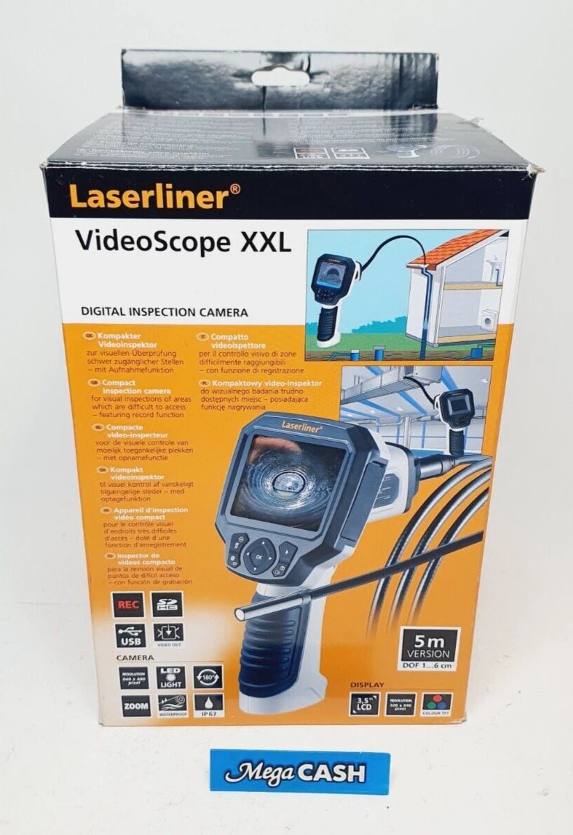 LASERLiner - VideoScope XXL - Digital Inspection Camera - Mega Cash Sydney