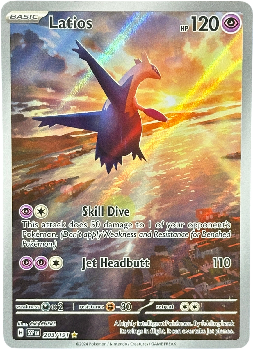 Latios - Surging Sparks - 203/191 - Mega Cash Sydney
