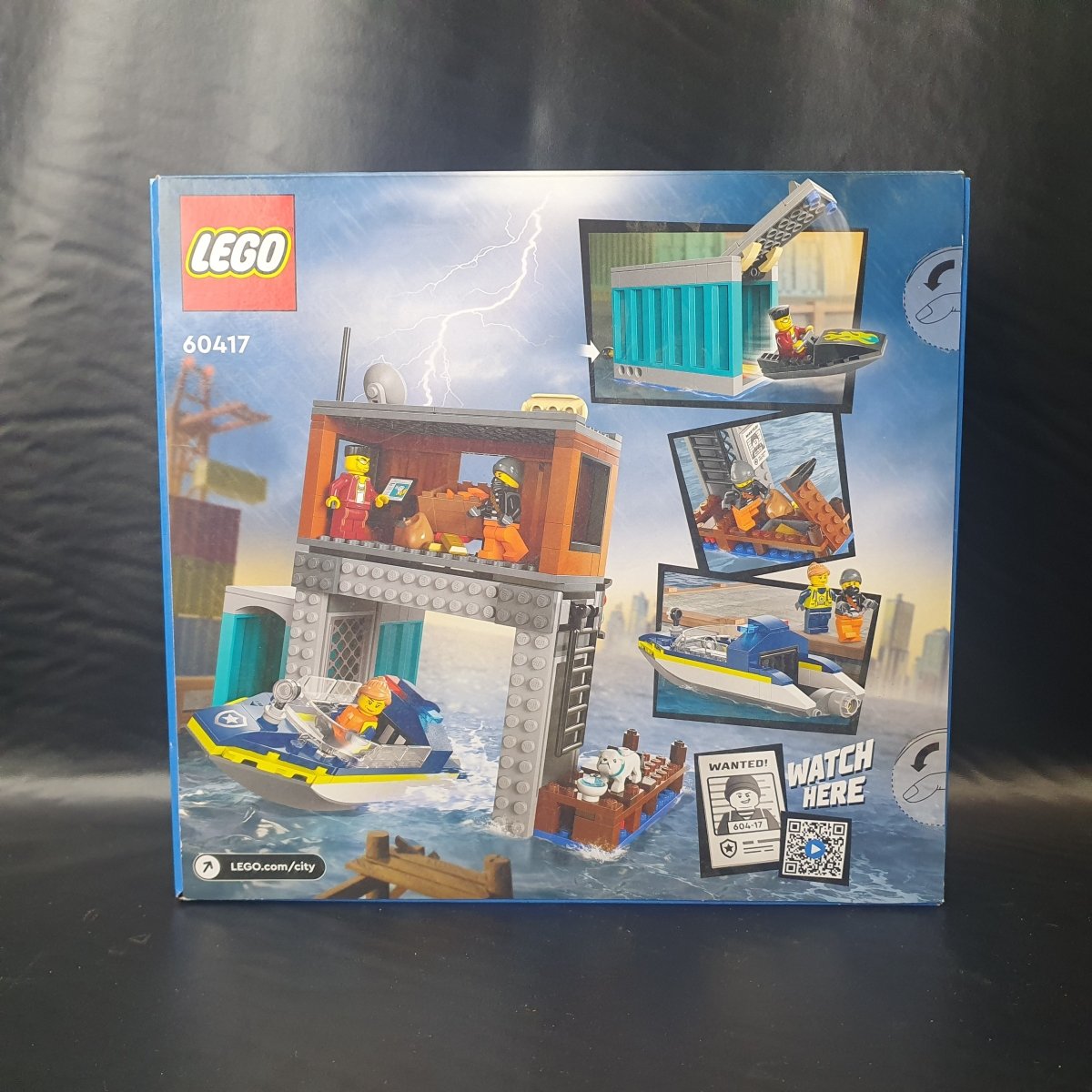 LEGO - City - Police Speedboat and Crooks' Hideout - 60417 - Mega Cash Sydney