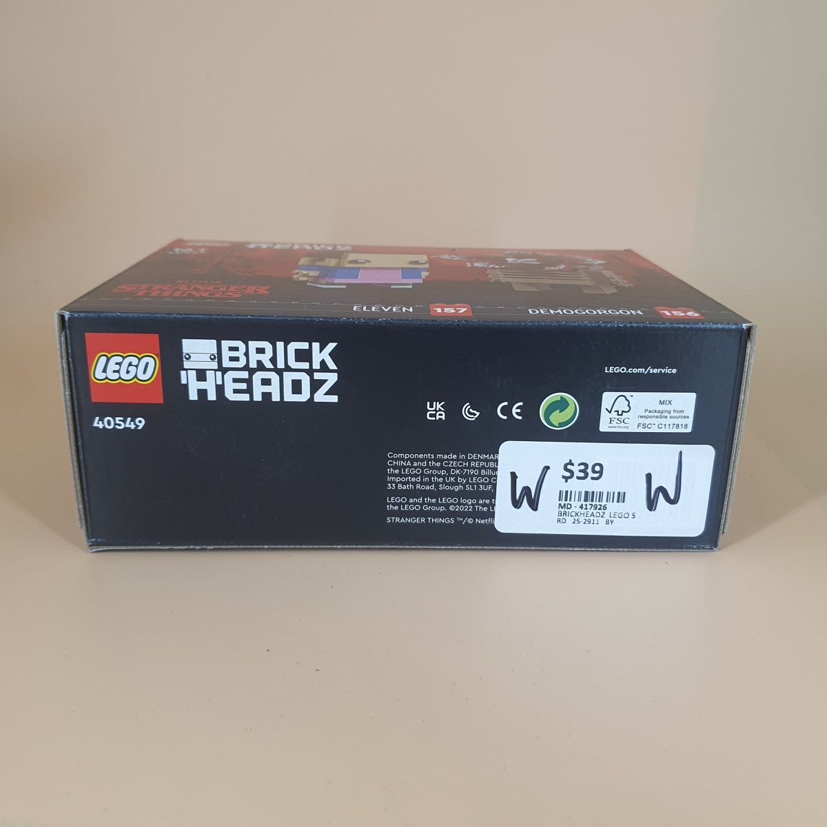 LEGO - Stranger Things - Brick Headz - Eleven & Demogorgon - 40549 - Mega Cash Sydney