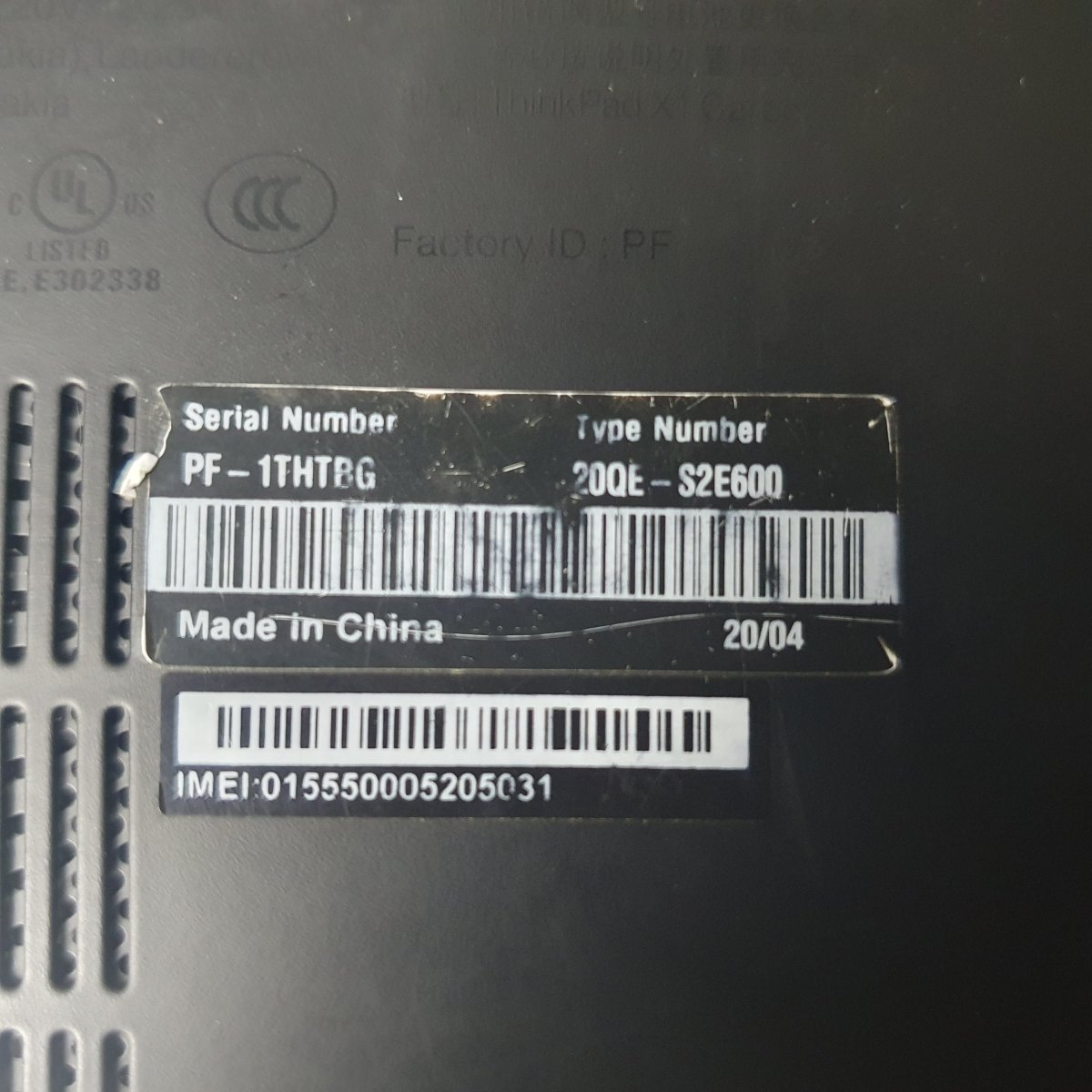 LENOVO - LAPTOP - ThinkPad 7th GenX1 Carbon - Win 11 - i5 - 8365U @ 1.6GHz - 8GB/256GB - Mega Cash Sydney