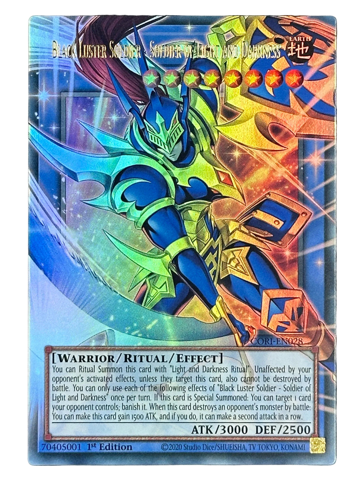 Yu-Gi-Oh! - Black Luster Soldier, Soldier Of Light And Darkness - Chaos Origins - CORI-EN028