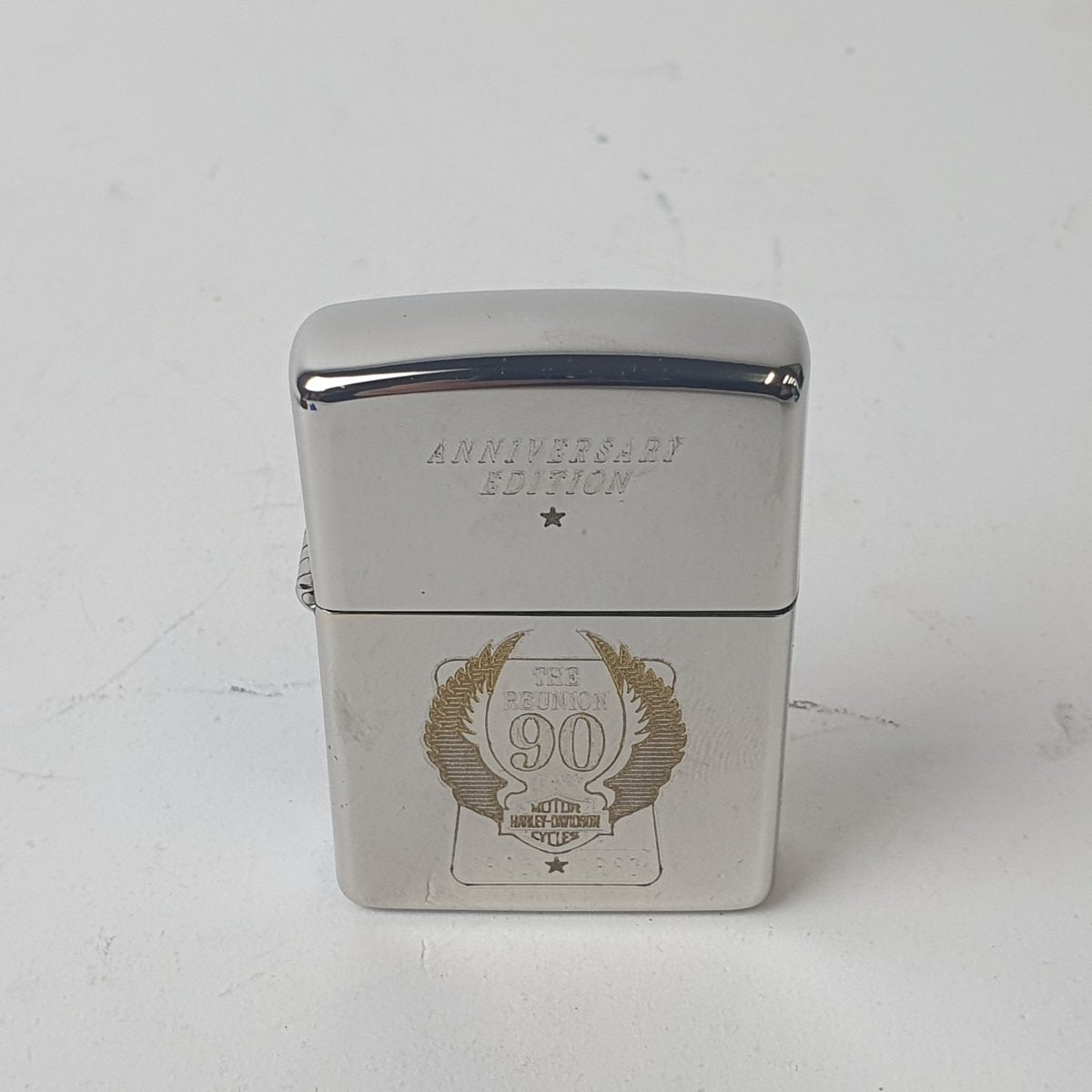 Lighter Zippo Harley Davidson 90 Years The Reunion (1903 - 1993) - Mega Cash Sydney