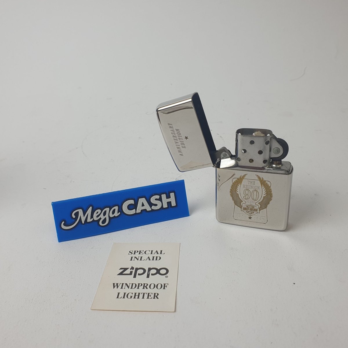Lighter Zippo Harley Davidson 90 Years The Reunion (1903 - 1993) - Mega Cash Sydney